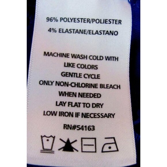 Calvin Klein Swim Cover-Up Royal Cobalt Blue Eyele - Picture 5 of 10